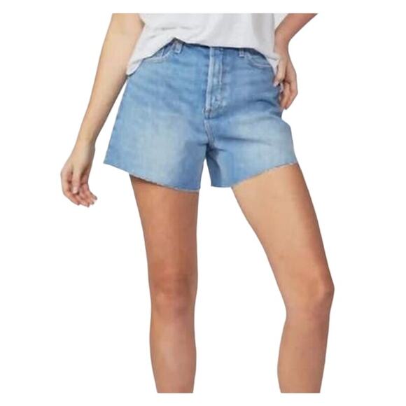 Paige shorts Noella relaxed cut off denim light blue size 32 - Picture 1 of 6